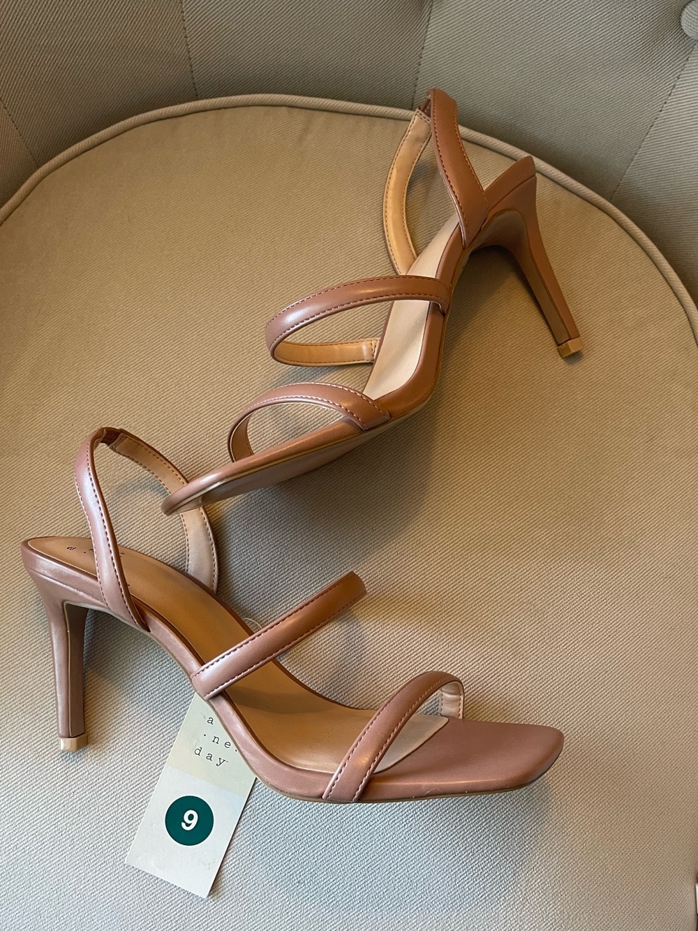 NWT A New Day (by Target) Nude Heels (Size 9)